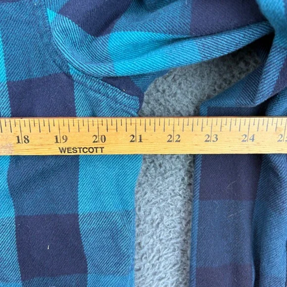 American Eagle Outfitters Mens Plaid Flannel Button Up Shirt Long Sleeve M - Picture 4 of 8